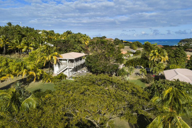 Villa dans la nature Martinique grand jardin piscine
